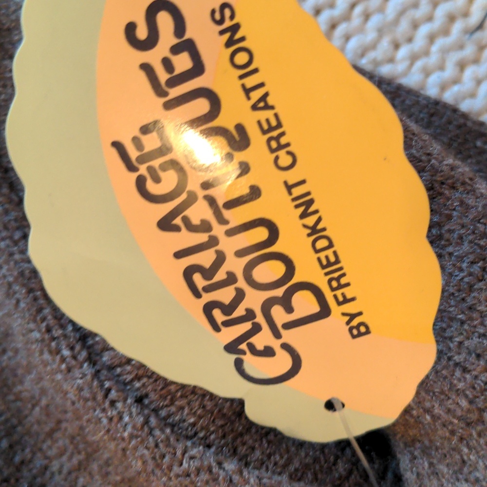 NWT Size 2 T jacket, Coat.  Sherpa fleece collar, Brown & beige  sweater knit, - Picture 4 of 12